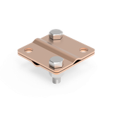 CU ZŁĄCZE KRZYŻOWE 2-OTWOROWE 2.1 CU