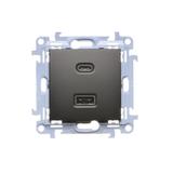 Simon 10 WC-EC2CAXXX-01-49x Ładowarka 2xUSB CA (moduł), ?3.1 A QUICK CHARGE, 5V DC,