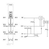 moduł 8DO 24V DC 0,5A WAGO