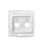 Adapter gniazda RJ45 LOGI 02-1419-002 biały 25936 KANLUX