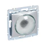 VALENA SYGNALIZATOR - KLOSZ TRANSPARENTNY ALUMINIUM, Legrand