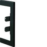 tehalit.BRN65/ BR65 Maskownica na przebicie w ścianie 65x130, czarny BR65130W9011 HAGER