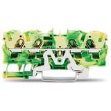 TOPJOBS złączka 4-przewodowa 4 mm2 żółto-zielona