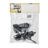 Kelly lampa biurkowa z klipsem 40W E14 stal + tworzywo czarna DL-9/B ORNO