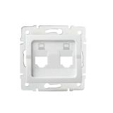 Adapter gniazda RJ45 LOGI 02-1419-002 biały 25936 KANLUX
