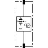 Moduł ochronny N-PE iskiernikowy ogranicznika przepięć DEHNgap M