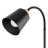 GRACE 1P, lampa podłogowa, E27, max. 18W, 160 cm, czarna LS-6/B ORNO