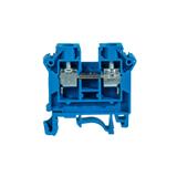 ZSG1-6.0Nn ,  Złączka szynowa gwintowa, seria NOWA, 6,0 mm2, TS 35, 1 tor, niebieski