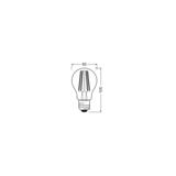 Lampa LED STAR+ non-dim CL A60 Act&Rel FILAMENT 7W 827 E27