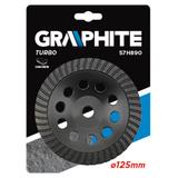 Tarcza diamentowa szlifierska 125 x 22.2 x 5 mm, turbo