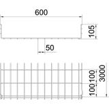 KORYTKA SIATK.GRM 105X600 G