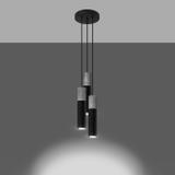 Lampa wisząca BORGIO 3P czarny