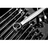 Klucze płasko-oczkowe 6-19 mm, zestaw 14 szt., wkładka