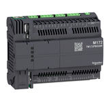 Modicon M172, Sterownik PLC HVAC, 8 DI, 8 AI, 8 DO, 4 AO, Ethernet, CAN, RS485, USB mini A/B, µSD TM