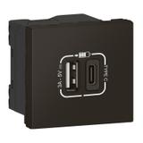Mosaic - Gniazdo Usb Typa + Typ C Z Szybkozłączem 079193L LEGRAND