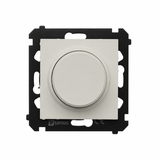 Simon 55 Ściemniacz obrotowy do LED ściemnialnych 230V 2–200 W kaszmirowy TES9L.01/142