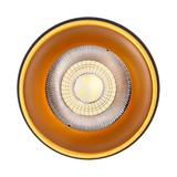 ELIZA, oprawa typu downlight, GU10 max. 35W, IP20, okrągła, czarno-złota, aluminium