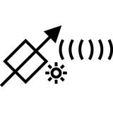 KNX RF quicklink natynkowy czujnik natężenia oświetlenia biały
