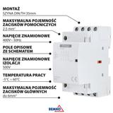 Stycznik modułowy SC201 2P 25A TYP 04 4R SCHELINGER