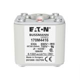 FUSE 630A 690V 1BN/50 AR UC Wkładka szybka 630A AC 690V rozmiar 1 53x69x51 mm aR IEC UL w 170M4416 E