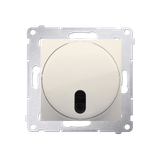 Simon 54 Ściemniacz naciskowy i zdalnie sterowany 20–500 W kremowy