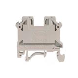 ZSG1-4.0Ns ,  Złączka szynowa gwintowa, seria NOWA, 4,0 mm2, TS 32,35, 1 tor, szary