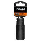 Nasadka udarowa 1/2" długa, 22 x 78mm , Cr-Mo