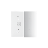 Simon 55 Klawisz połówkowy z piktogramem grupy rolet do produktów elektronicznych Biały mat