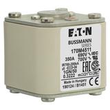 FUSE 350A 690V 1GN/50 AR UC Wkładka szybka 350A AC 690V rozmiar 1 53x69x51 mm aR IEC UL w 170M4511 E