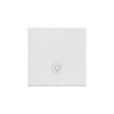 Simon 55 Klawisz pojedynczy z oczkiem z piktogramem /dzwonek/ do: SP1M Jasnoszary mat