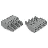 WINSTA MIDI gniazdo 4-biegunowe szare, kodowanie B