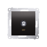 Simon 54 Gniazdo antenowe SAT pojedyncze Do instalacji indywidualnych antracyt