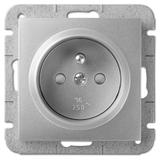 GPT SENTIA 2P+Z z przesłonami torów prądowych srebro połysk  IP 20