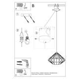 Sollux Lampa wisząca UMBERTO biała SL.0293