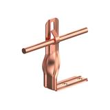 AN-09R/CU/-N Uchwyt kątowy skręcony H=10cm Z-zagięcie /CU/