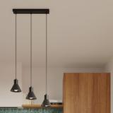 Sollux Lampa wisząca TALEJA 3 czarna [E27] SL.0986