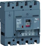 MCCB Wyłącznik mocy h3+ P250 4P 250A 70kA LSI HET251JR HAGER