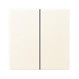 Klawisz łącznika dwugrupowego - kolor ecru