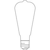 Żarówka LED E27 ST64 6W = 53W 2400K Ciepła 680lm 300° Filament SMART+ WIFI Ściemnialna 4058075610545 LEDVANCE