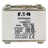 FUSE 900A 690V 2BN/50 AR UC Wkładka szybka 900A AC 690V rozmiar 2 61x77x51 mm aR IEC UL w 170M5415 E