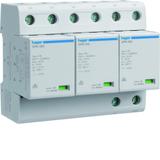 SPD Ogranicznik przepięć T1 kombinowany 3P sieć TN-C Iimp=75kA Up?1,5kV