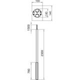 ISS140100FEL, Kolumna zasilająca