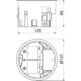 MT R2 1-1, Puszka instalacyjna do for GES R2
