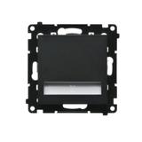 Simon 55 Oprawa oświetleniowa LED 14V (0,56 W) Barwa zimna biała 5900K Czarny mat