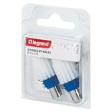 2 WTYKI MĘSKIE Z WYJŚCIEM PROSTYM, Legrand