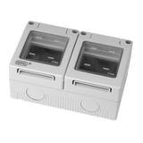 OSPEL45 Puszka hermetyczna podwójna - kolor szary