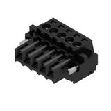 BL 3.50/05/180F SN BK BX Wtyk PCB (złącze wiązki), 3.50 mm, Liczba biegunów: 5, Przyłącze z jarzmem /72szt./ 1615810000 WEIDMÜLLER