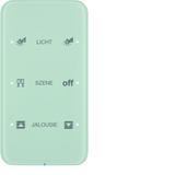 BERKER R.1 Sensor dotykowy potrójny konfigurowalny szkło biały 75143160 HAGER