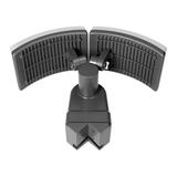 TOS DUO LED 2x20W podwójny naświetlacz ogrodowy, 2x1600lm, IP65, 4000K, PC, szary