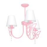 Milagro lampa wisząca/żyrandol Charlotte Pink 3xE14 MLP4216